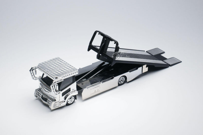 Micro Turbo 1:64 Dekatora Flatbed Transport Truck