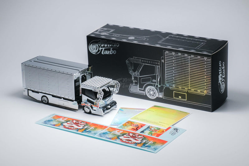 Micro Turbo 1:64 Dekatora Enclosed Transport Truck