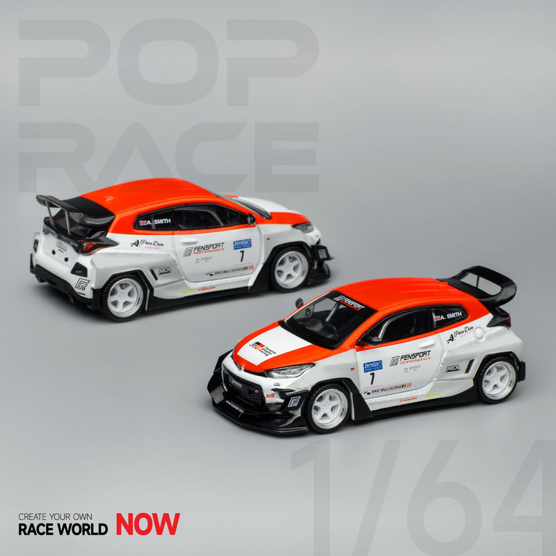 Pop Race 1/64 Toyota GR Yaris Pandem Fensport