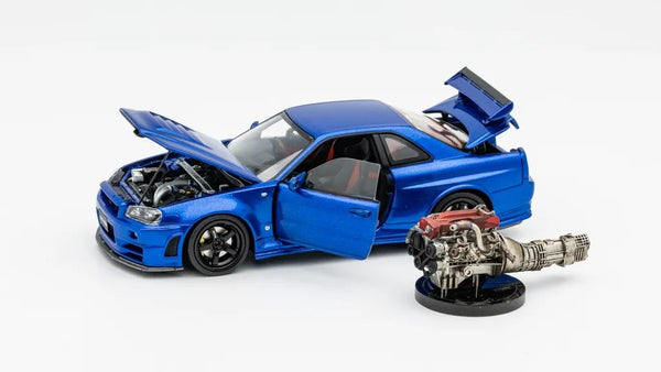 PGM Models & One Model 1:43 Nissan Skyline Z-Tune in Metallic Blue Luxury Version