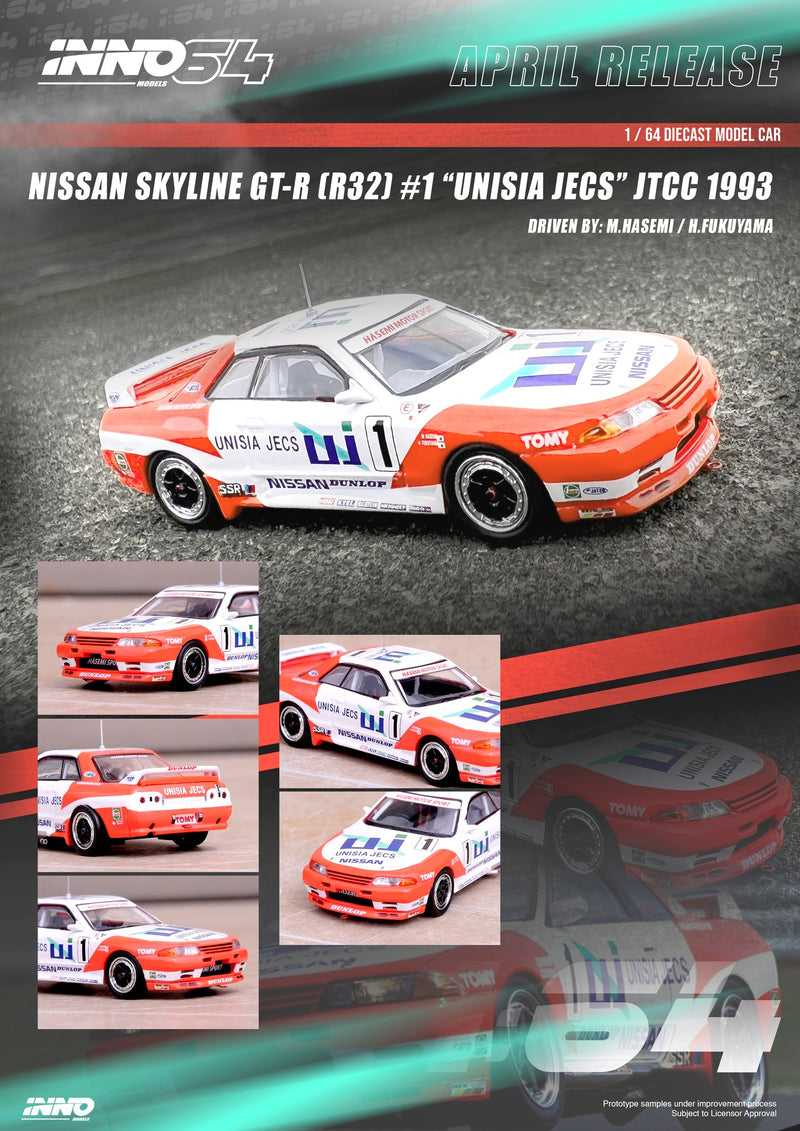 INNO64 1:64 Nissan Skyline GT-R (R32)