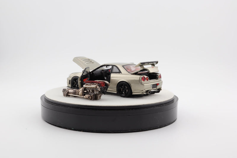 PGM Models & One Model 1:64 Nissan Skyline Z-Tune in Millennium Jade Luxury Version