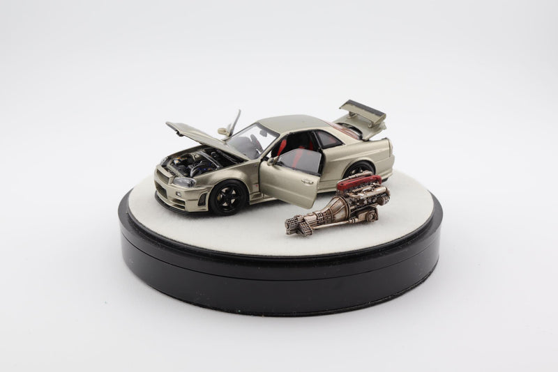 PGM Models & One Model 1:64 Nissan Skyline Z-Tune in Millennium Jade Luxury Version