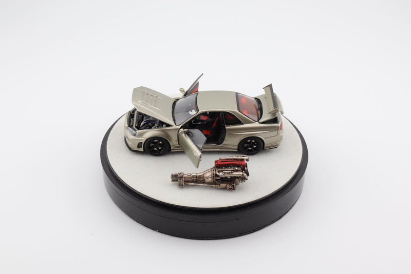 PGM Models & One Model 1:64 Nissan Skyline Z-Tune in Millennium Jade Luxury Version