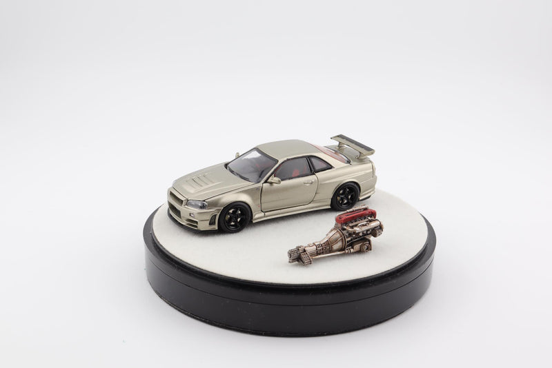 PGM Models & One Model 1:64 Nissan Skyline Z-Tune in Millennium Jade Luxury Version