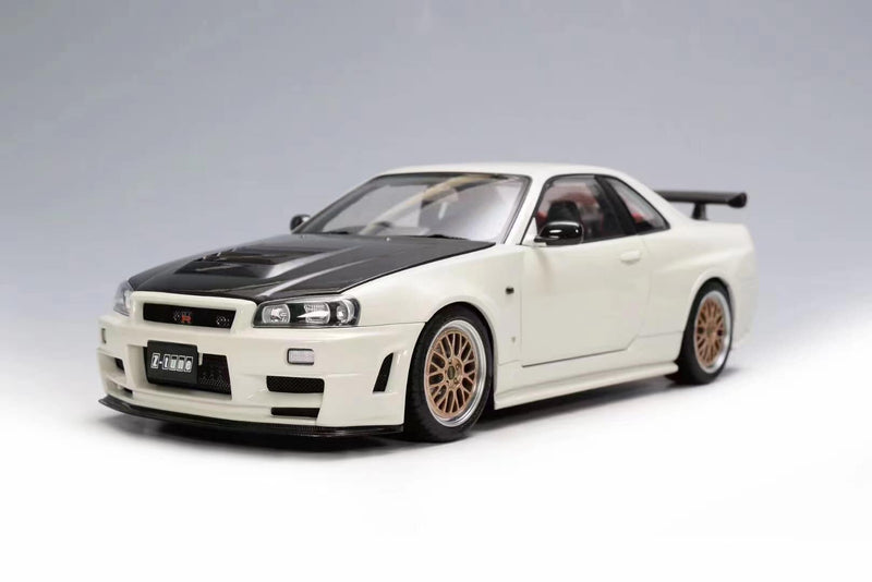 MOTORHELIX 1:18 Nissan Skyline GT-R (R34) Z-Tune in White