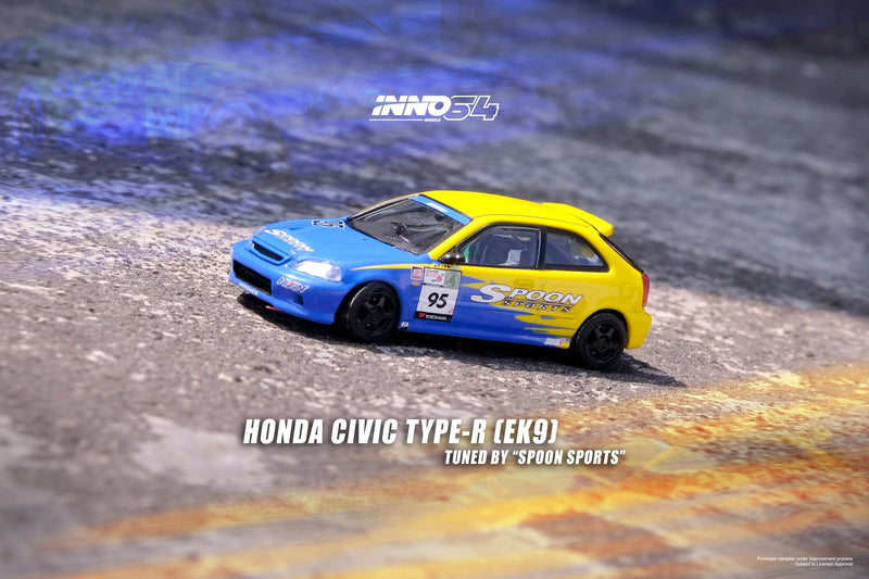 INNO64 1:64 Honda Civic Type-R (EK9) in "SPOON SPORTS" Livery