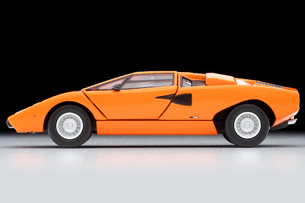 TomyTec 1:64 Lamborghini Countach LP400 in Orange Fully Open Die-cast