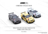 INNO64 1:64 Nissan Skyline GT-R (R34) R-Tune Hobby Expo China 2023 in Black Chrome