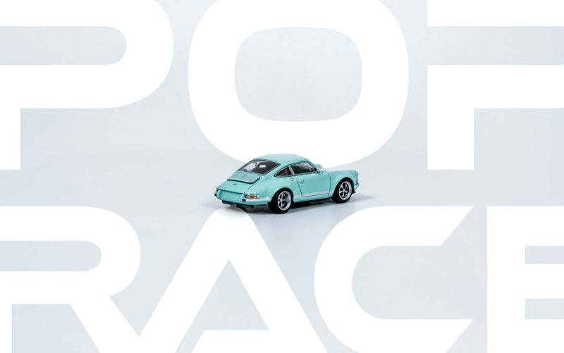 Pop Race 1/64 Porsche 964 Singer in Tiffany Blue