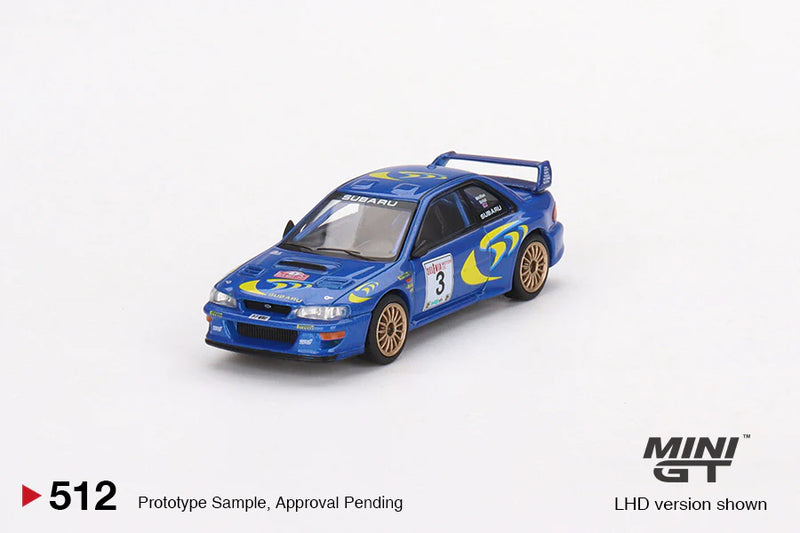 MINIGT 1:64 Subaru Impreza WRC97 1997 Rally Sanremo Winner