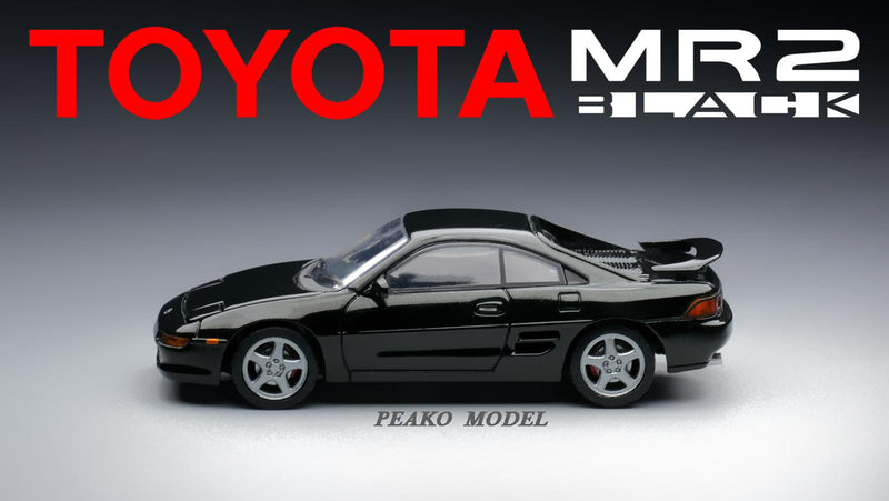 Toyota MR2 SW20 1996 in Black with Pop Up Headlights