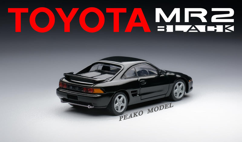 Toyota MR2 SW20 1996 in Black with Pop Up Headlights