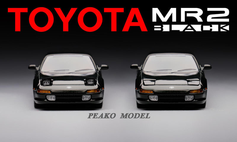 Toyota MR2 SW20 1996 in Black with Pop Up Headlights