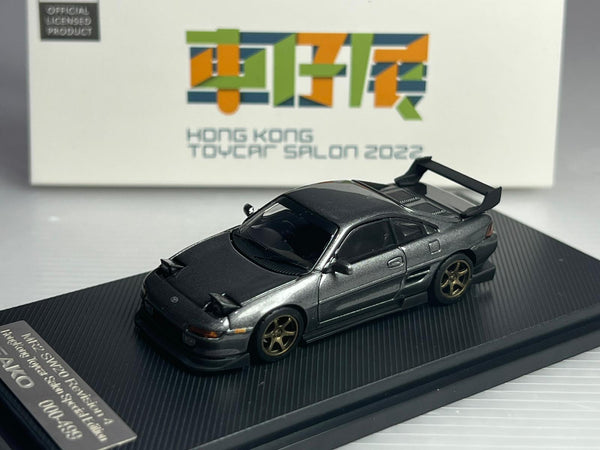 Peako Models 1:64 Toyota MR2 SW20 Customized Version in Grey