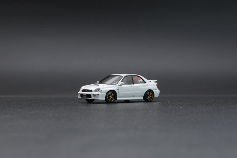 BM Creations 1:64 Subaru 2001 Impreza WRX LHD in White