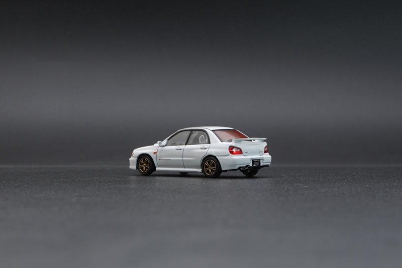 BM Creations 1:64 Subaru 2001 Impreza WRX LHD in White