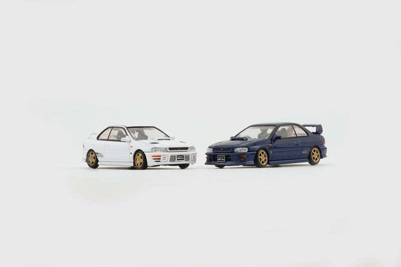 BM Creations 1:64 Subaru Impreza WRX Type-R (LHD) in Blue