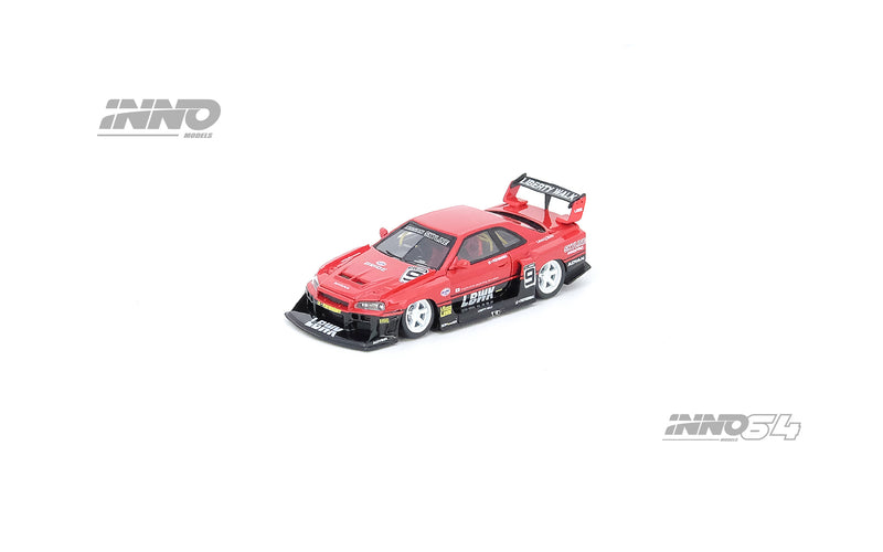 INNO64 1:64 Nissan Skyline (ER34) Super Silhouette "LBWK" @ Fenderist Japan 2020 Edition