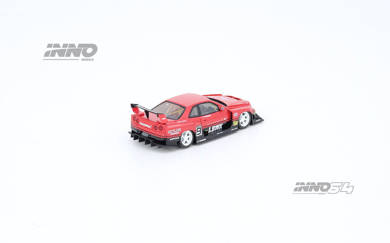 INNO64 1:64 Nissan Skyline (ER34) Super Silhouette "LBWK" @ Fenderist Japan 2020 Edition