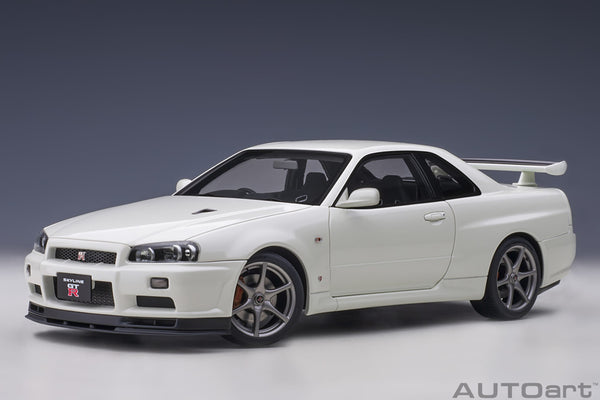 AUTOart 1:18 Nissan Skyline GT-R (R34) V-Spec II in White Pearl