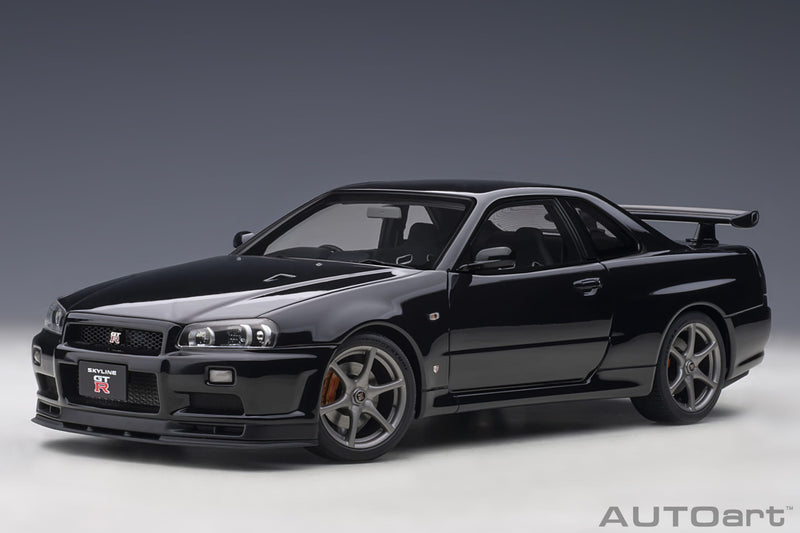 AUTOart 1:18 Nissan Skyline GT-R (R34) V-Spec II in Black Pearl