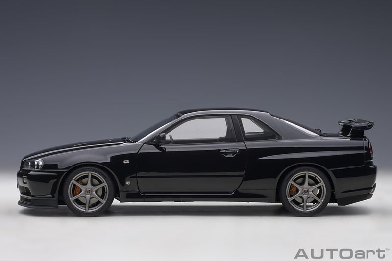 AUTOart 1:18 Nissan Skyline GT-R (R34) V-Spec II in Black Pearl