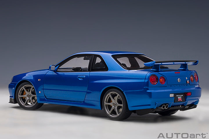 AUTOart 1:18 Nissan Skyline GT-R (R34) V-Spec II in Bayside Blue