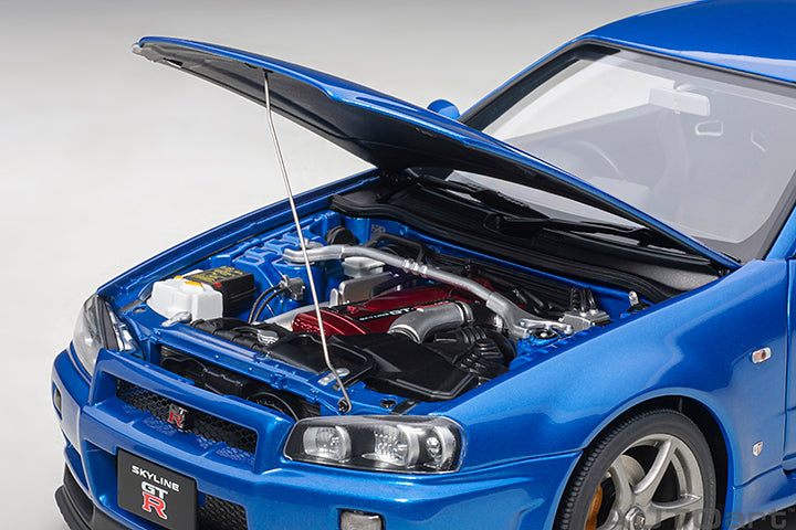 AUTOart 1:18 Nissan Skyline GT-R (R34) V-Spec II in Bayside Blue