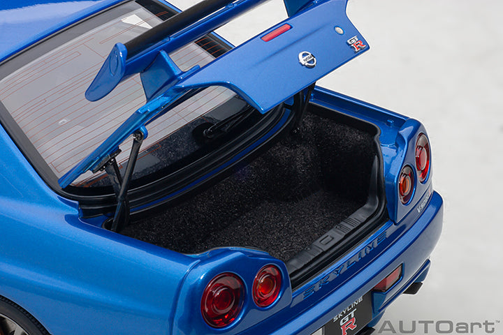 AUTOart 1:18 Nissan Skyline GT-R (R34) V-Spec II in Bayside Blue