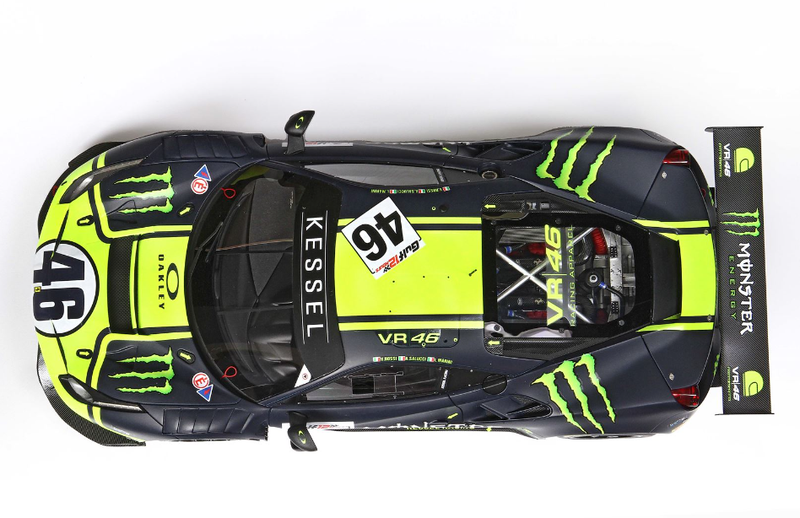 BBR Models 1:18 Ferrari 488 GT3 Valentino Rossi  Team "Kessel "