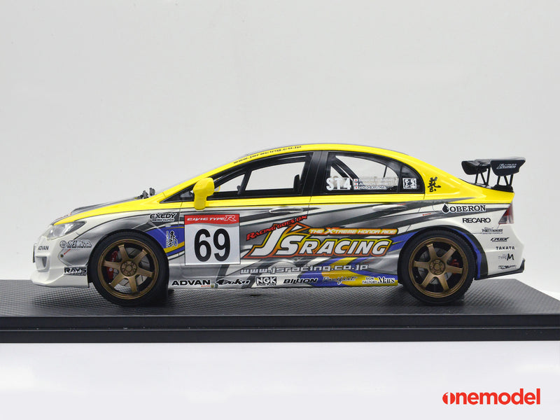 One Model 1:18 Honda Civic Type-R FD2 J's Racing Version