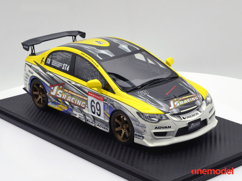 One Model 1:18 Honda Civic Type-R FD2 J's Racing Version