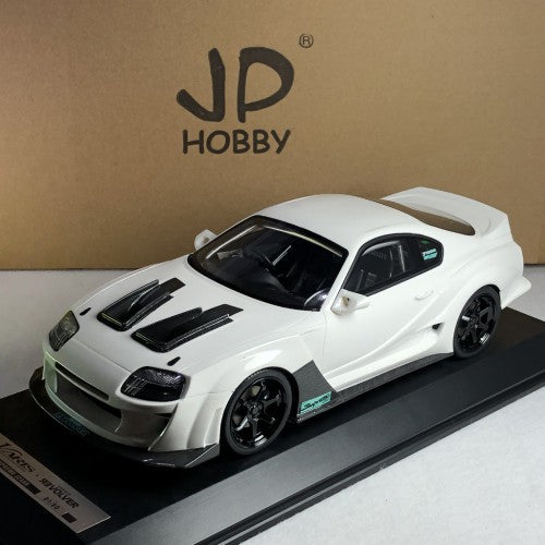 Peako Models 1:18 Toyota Supra (JZA80) Widebody Varis Supreme in White