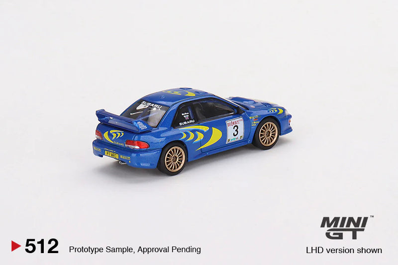 MINIGT 1:64 Subaru Impreza WRC97 1997 Rally Sanremo Winner