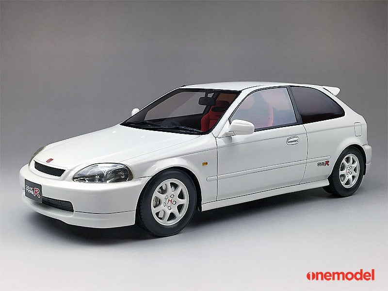 One Model 1:18 Honda Civic Type-R EK9 Early Version in White