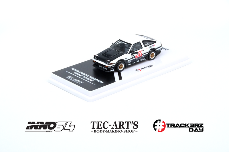 INNO64 1:64 Toyota Sprinter Trueno AE86 Tuned by "TEC-ART" @TrackerZ Day Malaysia Special Event Model