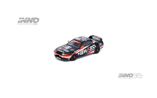 INNO64 1:64 Nissan Skyline GT-R (R32) #11 "RAZO TAMPIO" Japan Super N1 Endurance Race 1994