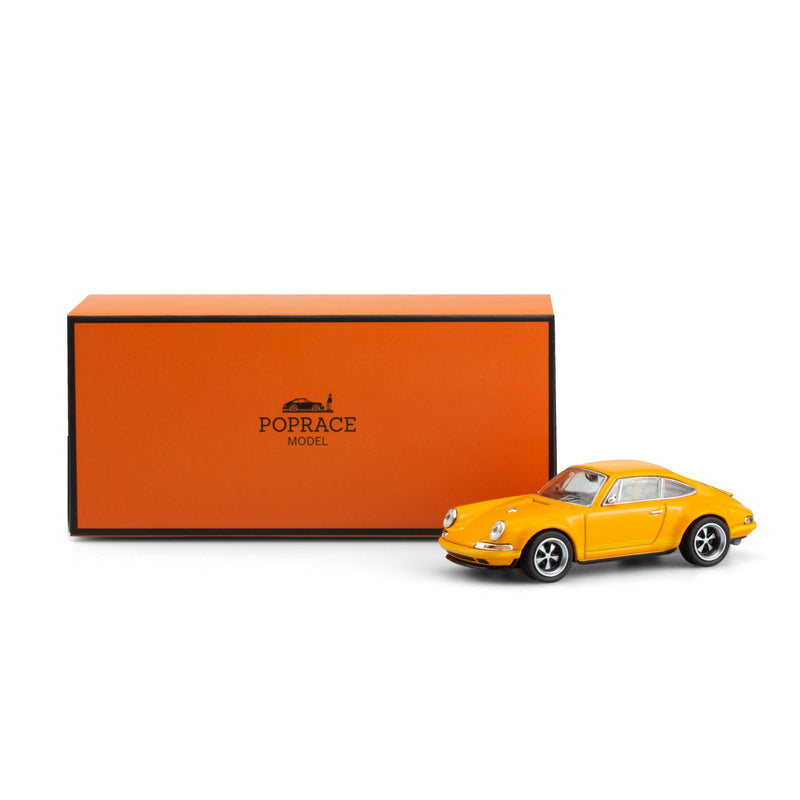 Pop Race 1/64 Porsche 964 Singer in Retro Orange Classic