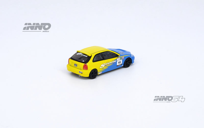 INNO64 1:64 Honda Civic Type-R (EK9) in "SPOON SPORTS" Livery