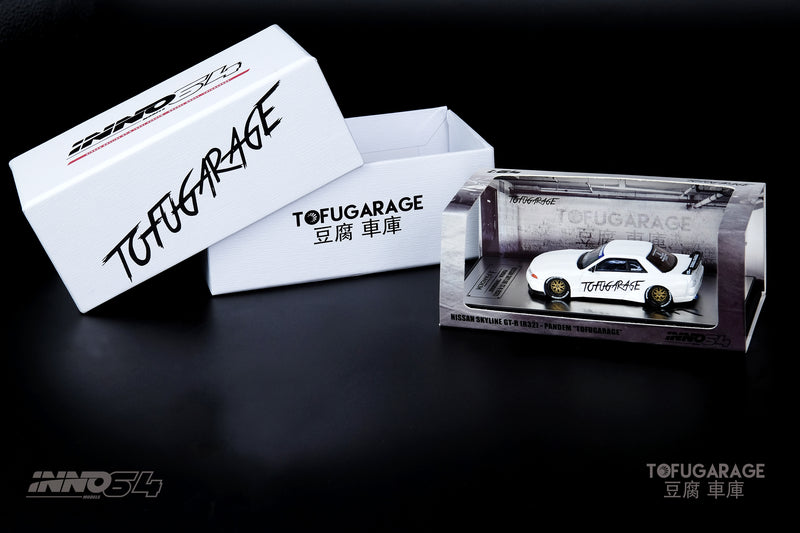 INNO Models 1:64 Nissan Skyline GT-R R32 Pandem "Tofu Garage"