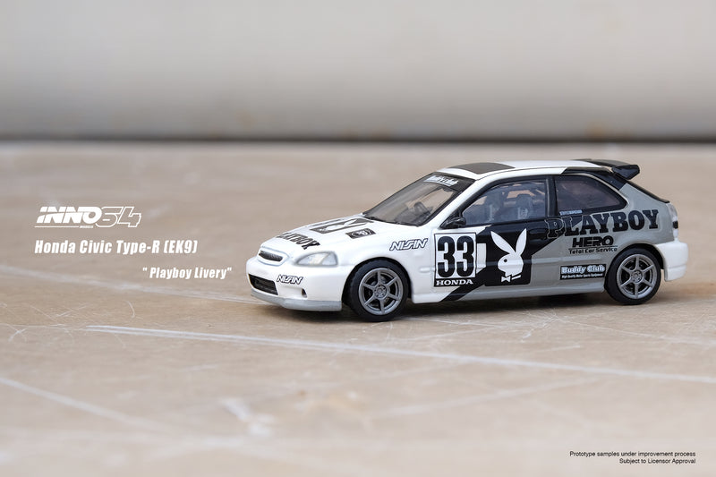 INNO64 1:64 Honda Civic Type-R (EK9) "Playboy Livery"