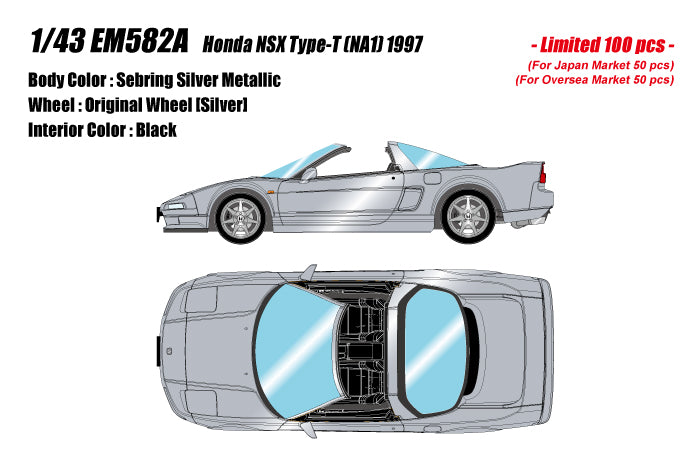 EIDOLON 1:43 Honda NSX (NA1) type T (NA1) 1997