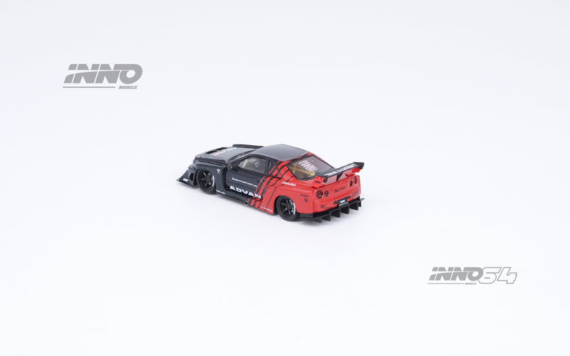 INNO64 1:64 Nissan Skyline (ER34) Super Silhouette "LBWK" with "ADVAN" Livery