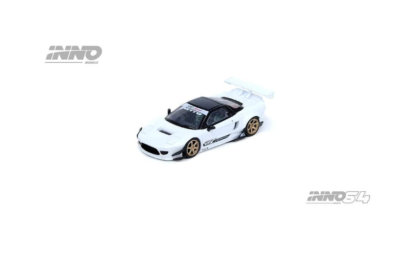 INNO64 1:64 Honda NSX (NA1) Auto Fashion Rocket Bunny V2 Aero in White