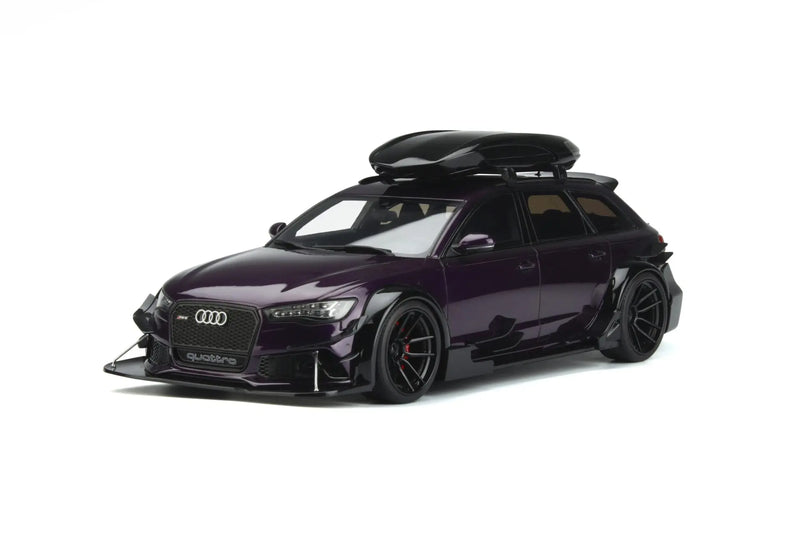 GT Spirit 1:18 Audi RS6 Avant (C7) with Body Kit and Roof Rack in Purple