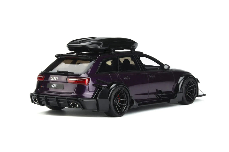 GT Spirit 1:18 Audi RS6 Avant (C7) with Body Kit and Roof Rack in Purple