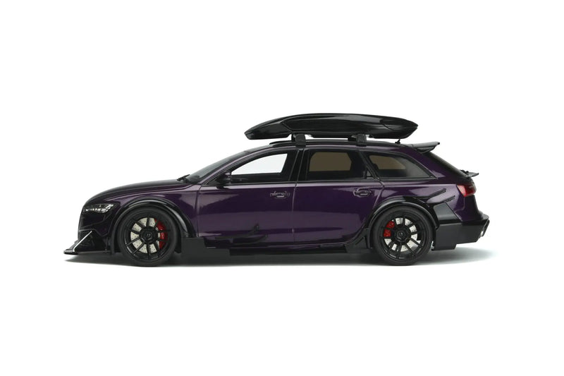 GT Spirit 1:18 Audi RS6 Avant (C7) with Body Kit and Roof Rack in Purple