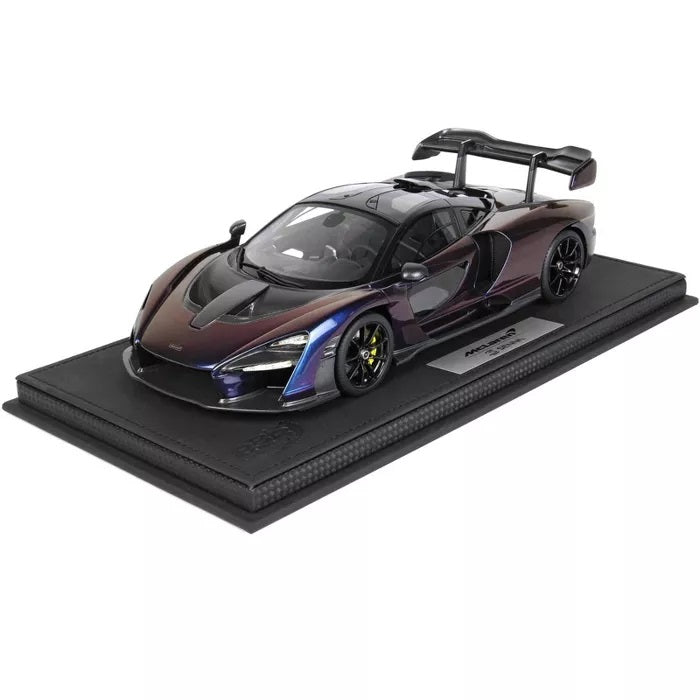 BBR Models 1:18 - 2019 McLaren Senna in Chameleon with Carbon Accents