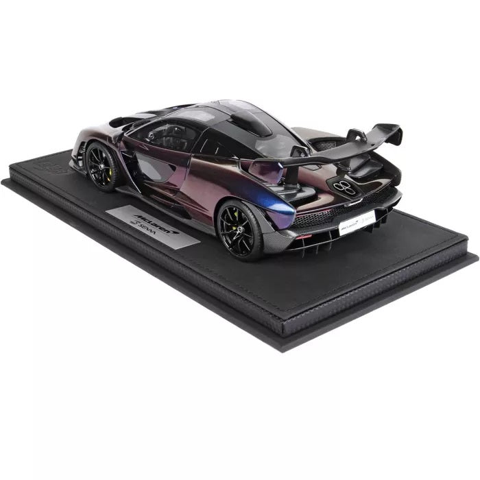 BBR Models 1:18 - 2019 McLaren Senna in Chameleon with Carbon Accents